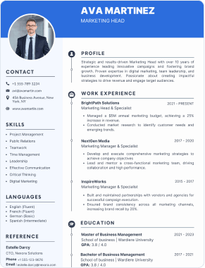 Professional resume template 1