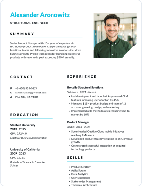 Professional resume template 10