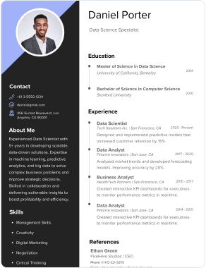 Professional resume template 11