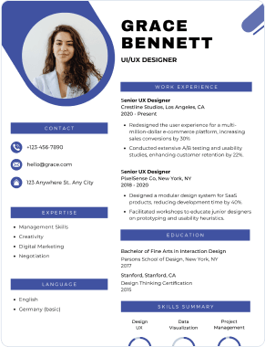 Professional resume template 4