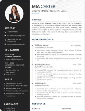 Professional resume template 5