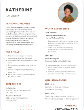 Professional resume template 6