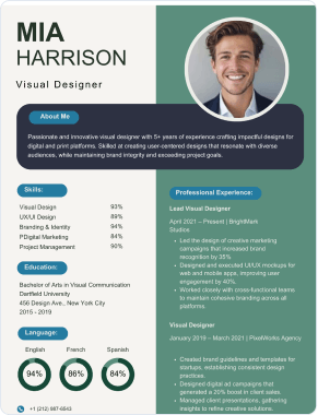 Professional resume template 9
