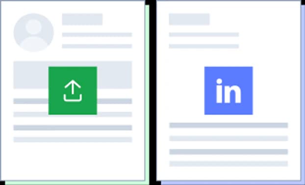 Create a Hire ID profile using a resume or LinkedIn