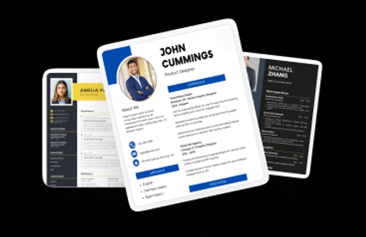Traditional Resume Mockups