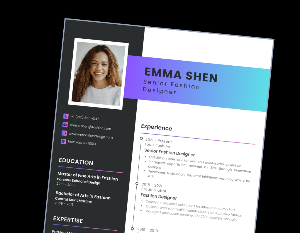 ATS-optimized resume preview