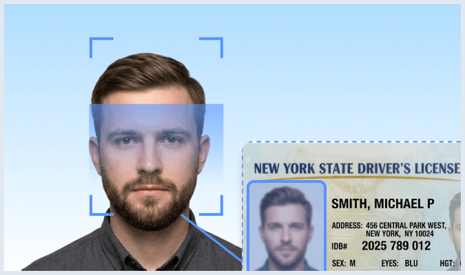 Quick Face Check verification step