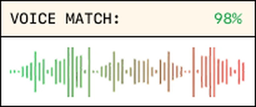 Live voice match score