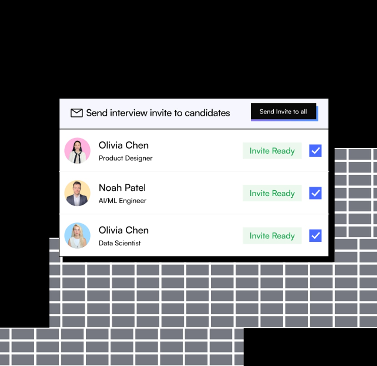 Invite candidates workflow