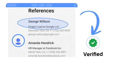 Reference Verification visual